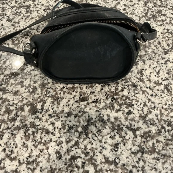 Coach Black Leather Round Bag - Picture 3 of 3